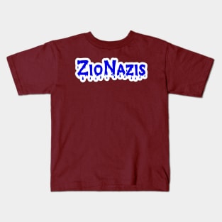 Zionazis - Sticker - Back Kids T-Shirt